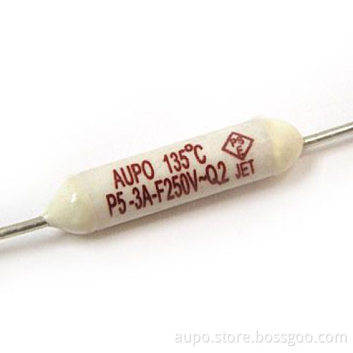 Thermal Cutoff with 3A Rated Current and 135°C Temperature